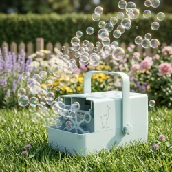 Kék buborékos gép