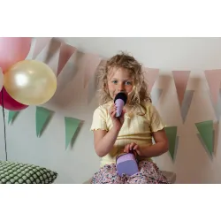 Bluetooth Karaoke mikrofon és hangszóró Lila Bluetooth Karaoke mikrofon és hangszóró Lila