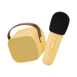 Bluetooth Karaoke készlet mikrofon és hangszóró Sárga Bluetooth Karaoke készlet mikrofon és hangszóró Sárga