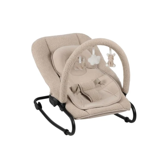 Little Dutch Beige állítható hintaszék egy boldog babának