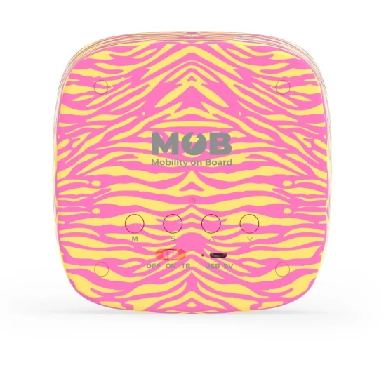 Ébresztőóra és éjszakai fény Zebra Pink MOB-BILLY-PZ-01
