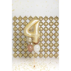 4-es számú lufi arany 86 cm