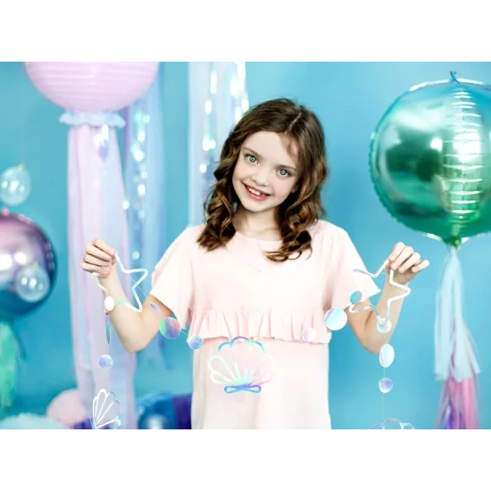 Garland Mermaid - Pearl dekoráció tematikus ünnepségekre