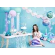 Garland Mermaid - Pearl dekoráció tematikus ünnepségekre