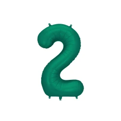 2-es számú léggömb Sötétzöld 86 cm 2-es számú léggömb Sötétzöld 86 cm