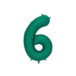 6-os számú léggömb Sötétzöld 86 cm 6-os számú léggömb Sötétzöld 86 cm