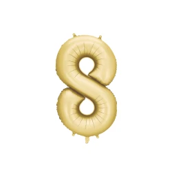 8-as számú lufi arany 86 cm
