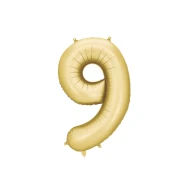 9-es számú lufi arany 86 cm 9-es számú lufi arany 86 cm