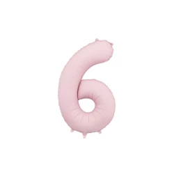 6-os számú lufi Pasztell rózsaszín 86 cm 6-os számú lufi Pasztell rózsaszín 86 cm