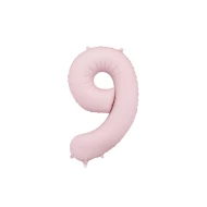 9-es számú lufi Pasztell rózsaszín 86 cm 9-es számú lufi Pasztell rózsaszín 86 cm