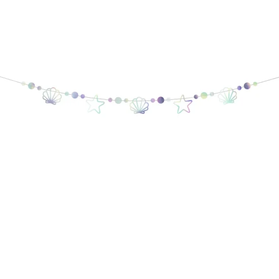 Garland Mermaid - Pearl dekoráció tematikus ünnepségekre