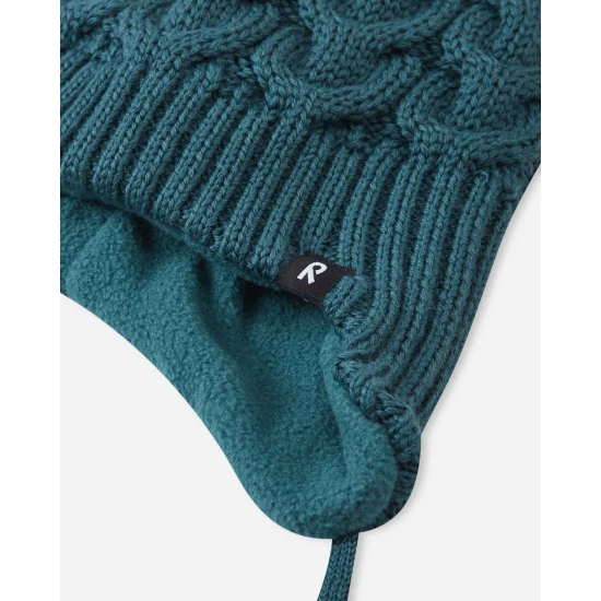 Kötött sapka Paljakka Dark Teal Reima Kötött sapka Paljakka Dark Teal