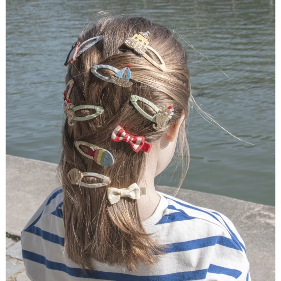 Rockahula Kids Hajcsipesz Cseresznye 2 db Rainbow Sea Friends Hair Clips - Csodálatos víz alatti lények csillogó hajjal!