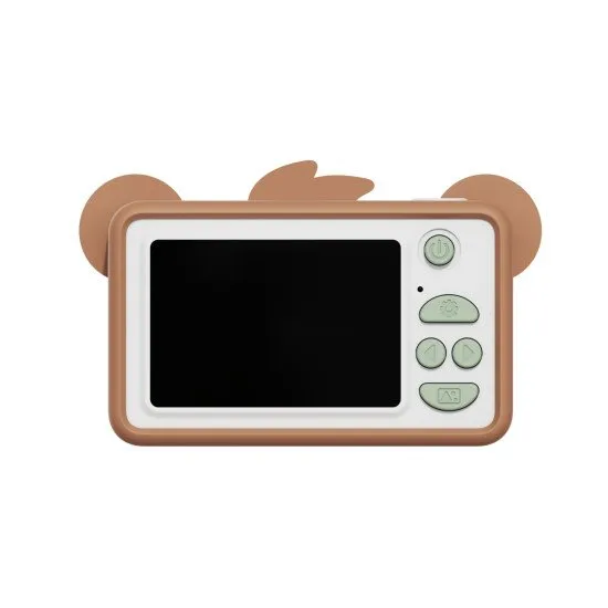 Gyermek digitális fényképezőgép minden utazáshoz medve motívummal.
