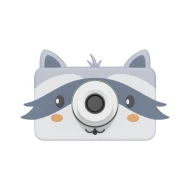 Gyerek digitális fényképezőgép Zoo Friends Mosómedve