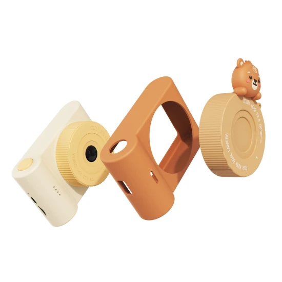 Gyerekkamera állati témájú szelfi kamerával. 