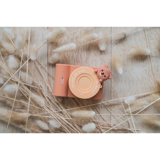 Gyerekkamera állati témájú szelfi kamerával. 