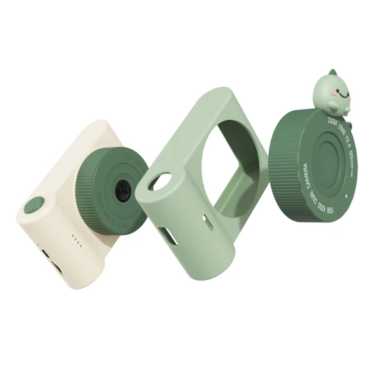 Gyerekkamera állati témájú szelfi kamerával. 