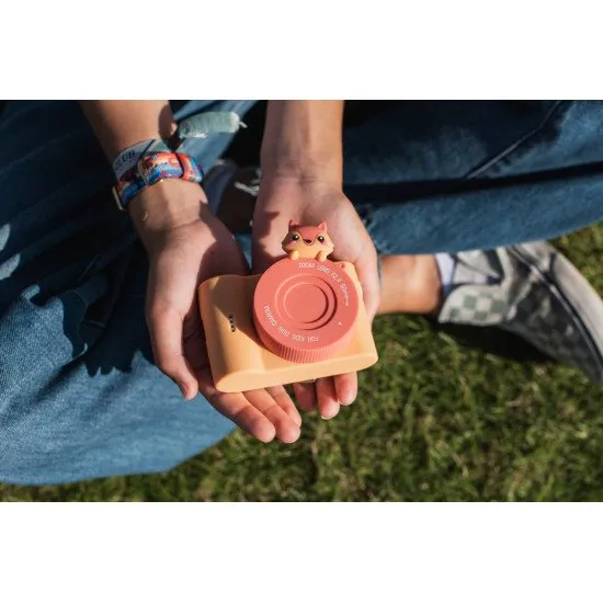 Gyerekkamera állati témájú szelfi kamerával. 