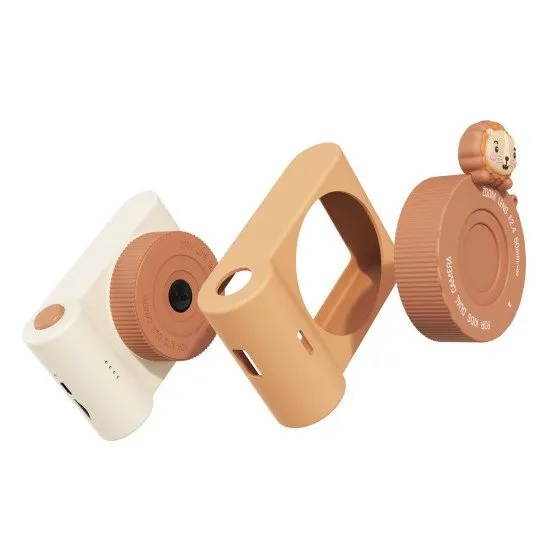 Gyerekkamera állati témájú szelfi kamerával. 