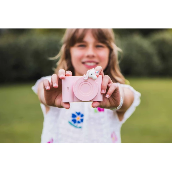 Gyerekkamera állati témájú szelfi kamerával. 