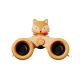 Gyermek távcső Zoo Eyes róka formájú narancssárga dizájnnal és 8x-os nagyítással
