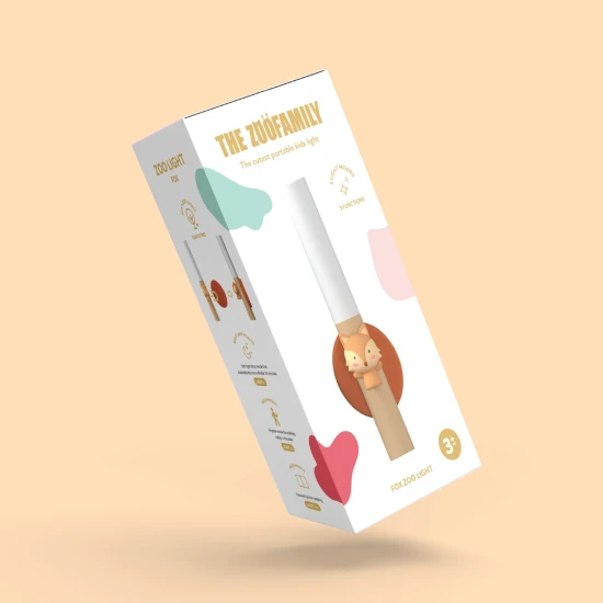 Gyerek zseblámpa Zoo Light Fox – játékos fény 3 az 1-ben