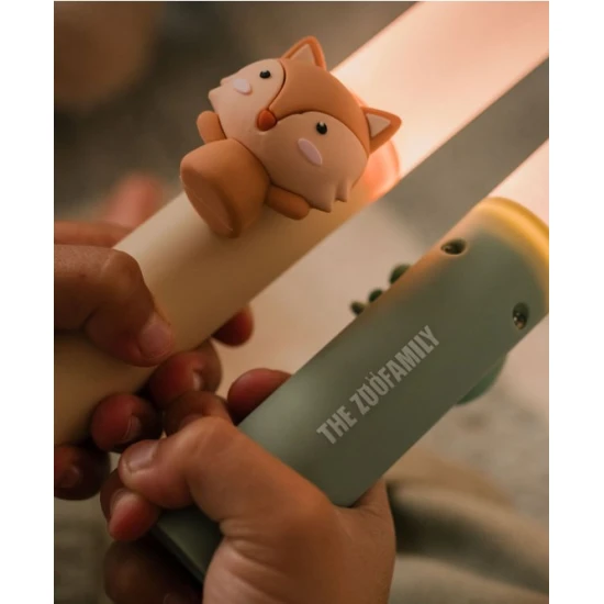 Gyerek zseblámpa Zoo Light Fox – játékos fény 3 az 1-ben