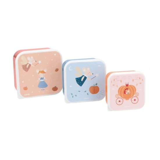 Tutete Uzsonnás doboz szett 3 db Mouse Fairies TT-108886