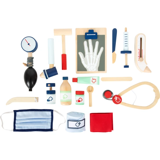 Orvosi felszerelés táskával