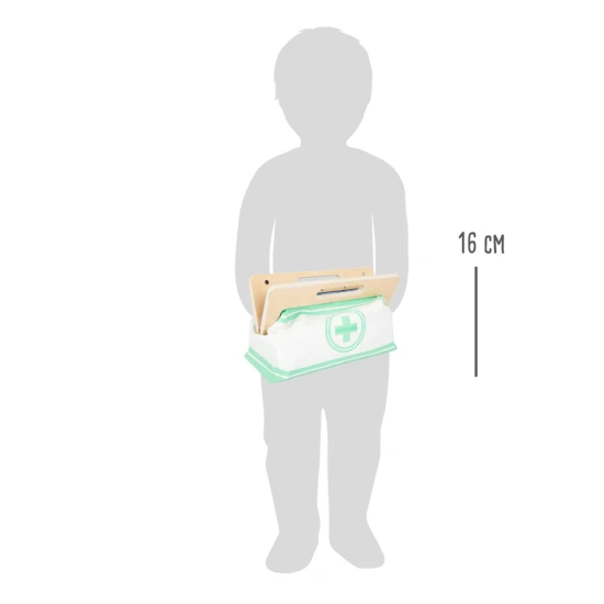 Orvosi felszerelés táskával