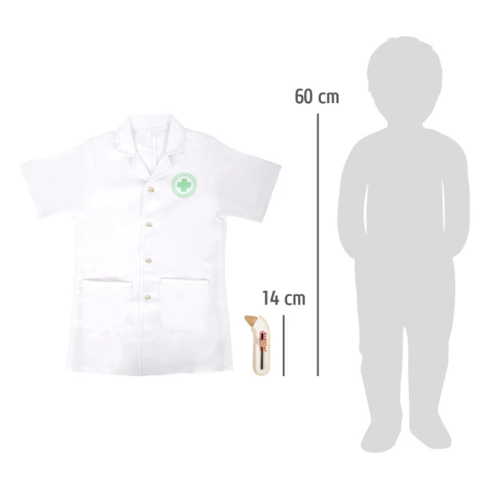 Orvoskabát kiegészítőkkel