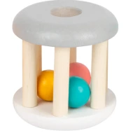 Csörgő henger pasztell szürke