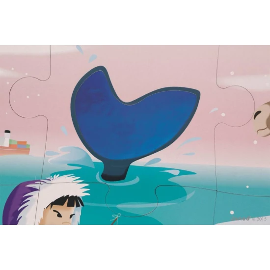 Janod Dotykové puzzle Život na ľade J02773