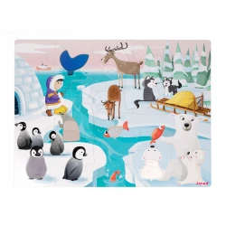 Dotykové puzzle Život na ľade