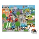 Janod Puzzle tokban City 36 db J02644