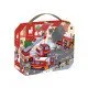Janod Puzzle tokban Tűzoltók 24 db J02605