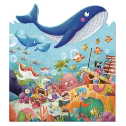 Formázott puzzle Bálna 30 db