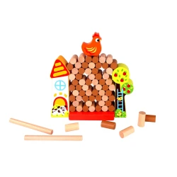 Jenga csirke a tyúkólban Jenga csirke a tyúkólban