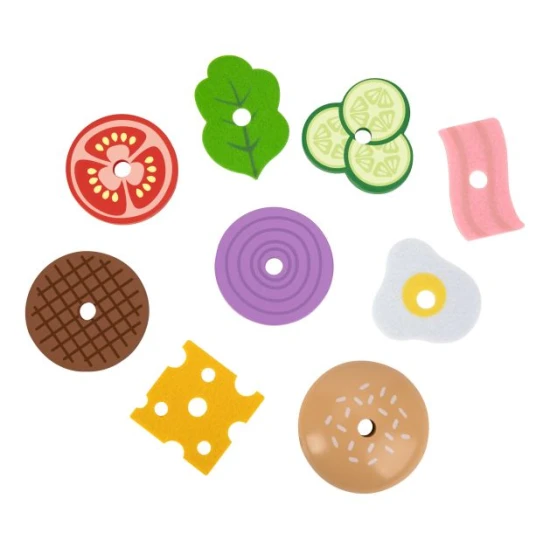 Tooky Toy Burger gyerekeknek játékhoz