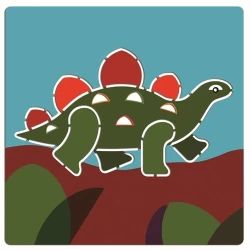 Dinoszauruszok rajz sablonok