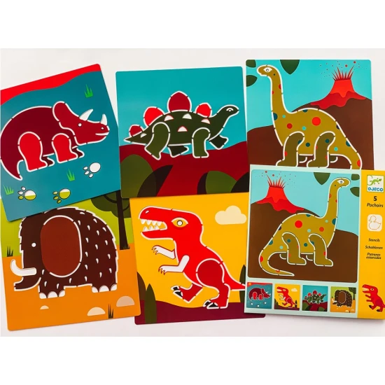 Dinoszauruszok rajz sablonok