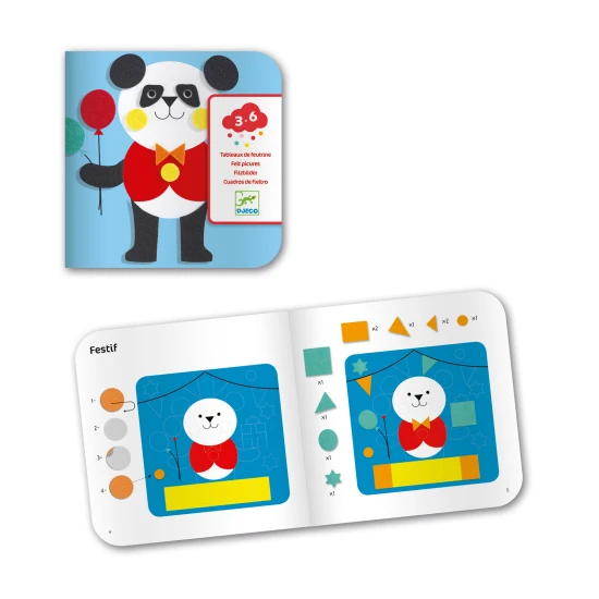 Filcből készült kollázsok Állatok