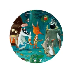 35 darabos felfedező kirakó: Erdei Zenekar