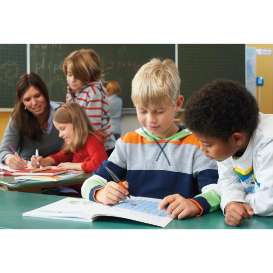 Ergonomikus golyóstoll Kék jobbkezeseknek