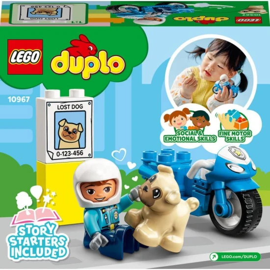 LEGO DUPLO 10967 Rendőrségi motorkerékpár