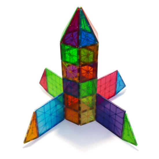 Eredeti 100 darabos MAGNA-TILES mágneses építőkészlet