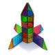 Eredeti 100 darabos MAGNA-TILES mágneses építőkészlet