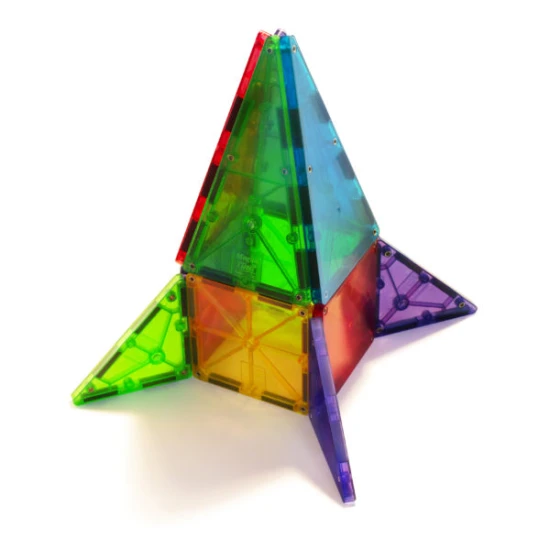Eredeti 32 részes MAGNA-TILES mágneses építőkészlet.