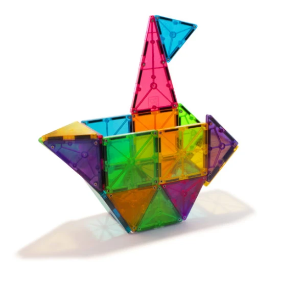 Eredeti 32 részes MAGNA-TILES mágneses építőkészlet.